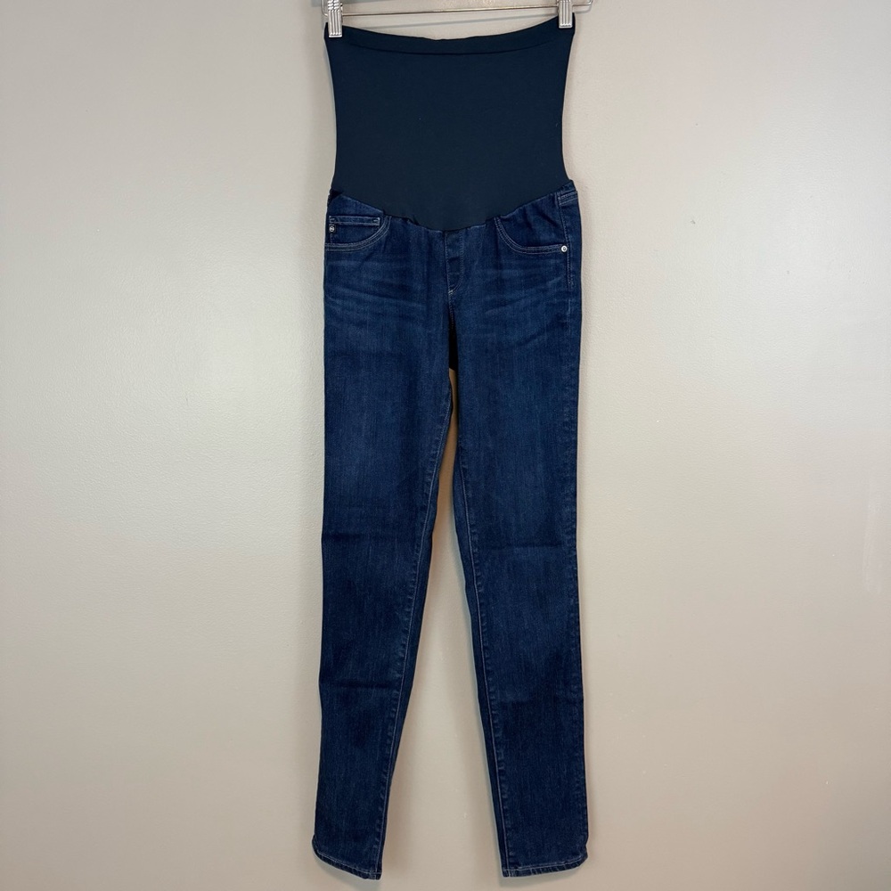 AG Adriano Goldschmied The Legging Maternity Jeans | Size 30R Dark Wash